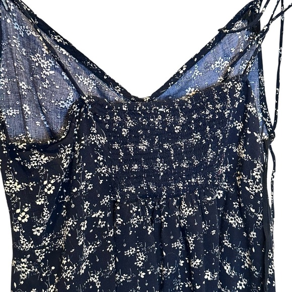 (Sold)Intimately Free People Caught Up Floral Black Mini Dress Size Small - Picture 7 of 12